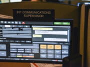 FILE- This March 15, 2018, file photo shows a 911 call center in Roswell, Ga., with one of the computer screens used by dispatchers shows a text message that has come into the system. The Roswell call center is one of the few in the United States that accepts text messages. Most places in the U.S. don’t have access to text-to-911 services, an increasingly crucial gap during an era of mass shootings and other catastrophes, when a phone call is not always an option.