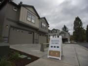 New town houses are pictured at Fisher’s View in east Vancouver in late 2018.