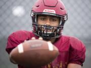 After a difficult upbringing, Devante Clayton has found a home, both figuratively and literally, with the Prairie football team.