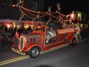 It’s not just trees that get lit up at Washougal’s annual holiday parade.
