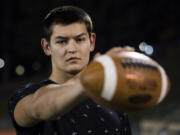 Union lineman Dumitru Salagor was born in Moldova and spent some of his childhood in the Czech Republic before his family settled in Vancouver in 2016. He started playing football that same year, having never played before.