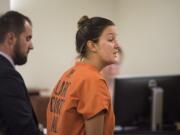 Ileta Simonov, 23, makes a first appearance on charges of vehicular manslaughter and driving with a suspended license at the Clark County Superior Court on Monday morning, Nov. 26, 2018.