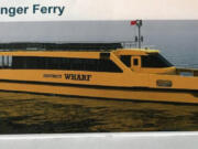 The Friends of Frog Ferry said this is what the ferry could look like, although the actual design would be dependent on the results of a feasibility study.