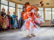 During the annual “Native Runway” showcase that anchors Vancouver’s Native American Heritage Month celebration, dancers show off their moves and regalia — and explain it all, too.