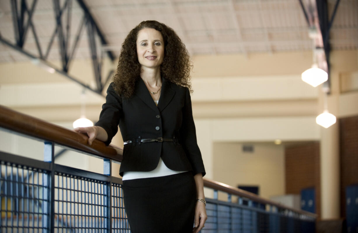 Sandra Yager, then Hockinson High School principal, in May 2010. Yager, who’s in her eighth year as the school district’s superintendent, is leaving the district at the end of the school year, she announced Wednesday.