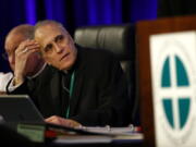 Cardinal Daniel DiNardo of the Archdiocese of Galveston-Houston, president of the United States Conference of Catholic Bishops, prepares to lead the USCCB’s annual fall meeting Monday in Baltimore.