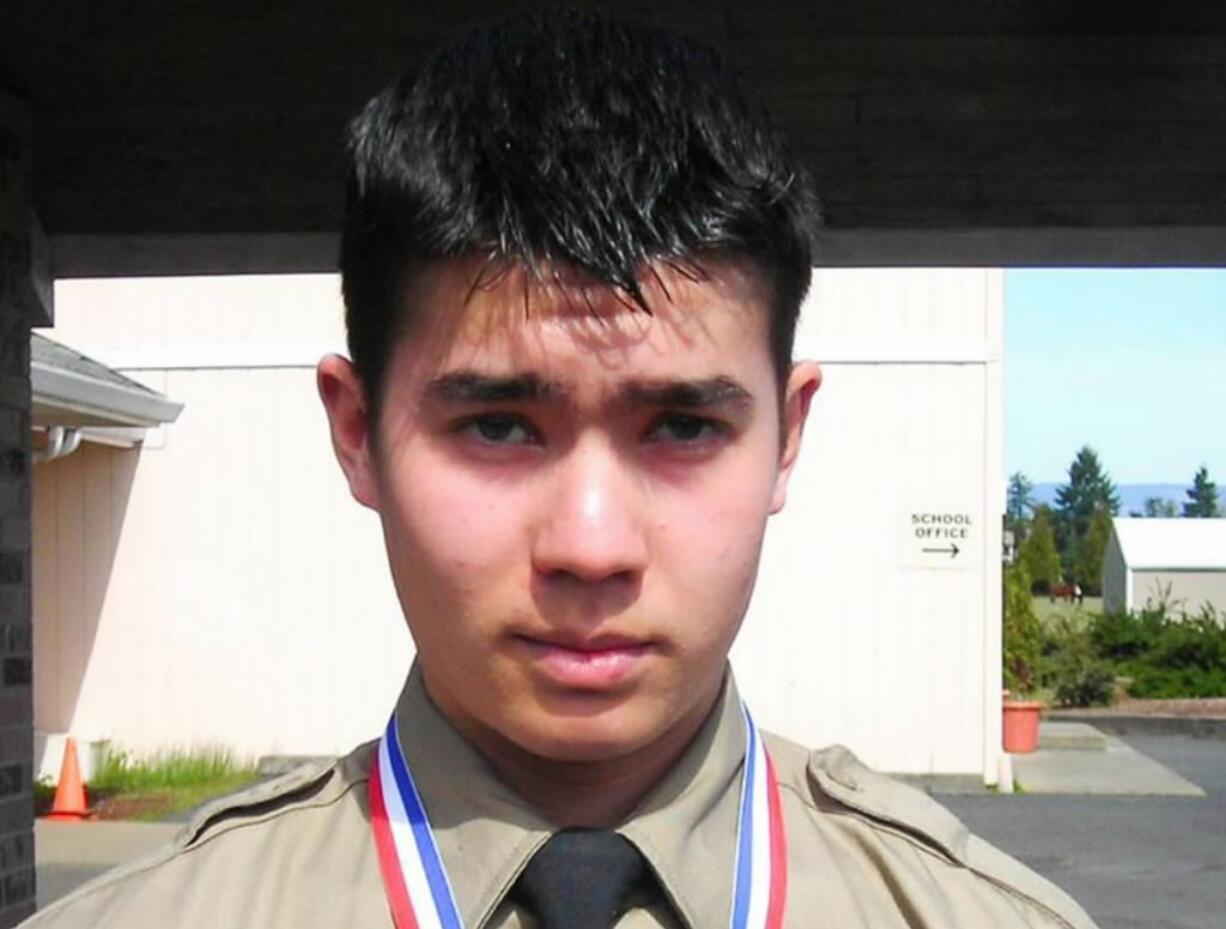 In this April 15, 2009, file photo, John Allen Chau had earned the Royal Rangers Gold Medal of Achievement at Mt. View Christian Center in Ridgefield, the Assemblies of God equivalent to the Eagle Scout award.