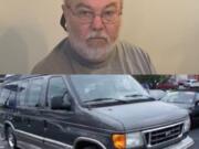 The Clark County Sheriff's Office said James Henson was last seen Monday, when he told his daughter he wanted to go camping near Cougar. Henson is believed to be driving an Econoline van similar to the one pictured.