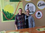 Mitch Montgomery and Brian Clemens of Relevant Coffee at the third Cascadia Roaster’s Competition.