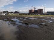 Block 20 is seen here West of currently developed Vancouver Waterfront properties on Tuesday, Dec. 18, 2018.