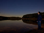 Marco Ajello, an astrophysicist at Clemson University, gazes up at the stars.