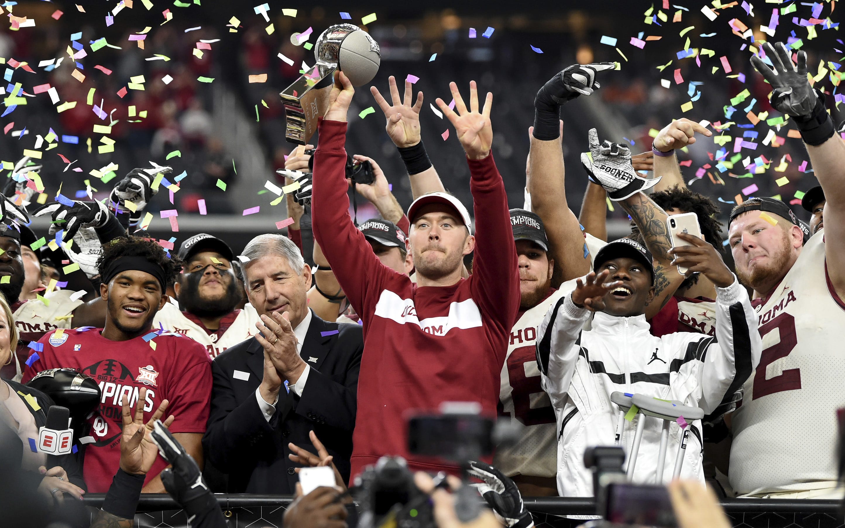 Take your picture with college football trophy at State Fair