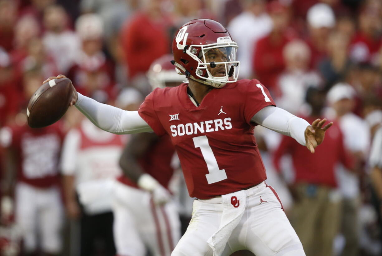 Oklahoma quarterback Kyler Murray was named to the 2018 AP All-America NCAA college football team, Monday, Dec. 10, 2018.