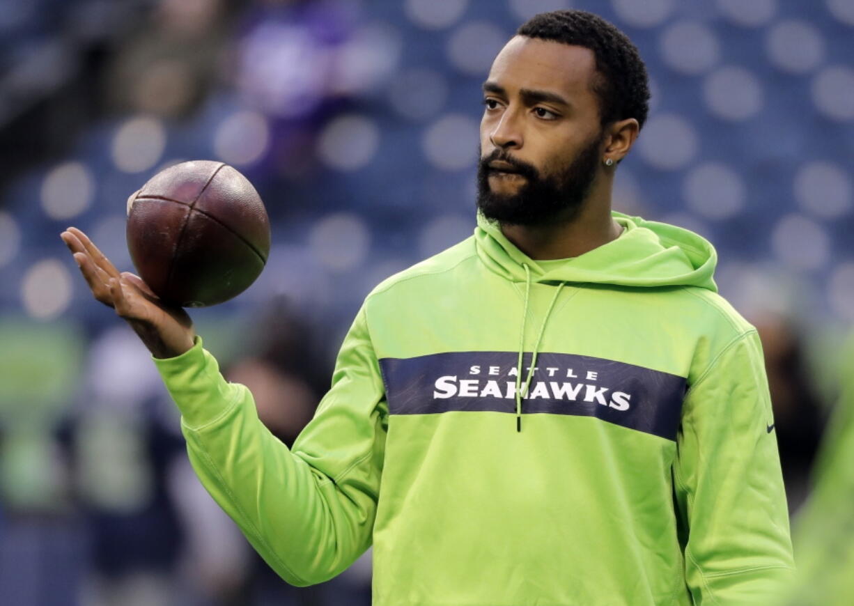 Seahawks receiver Doug Baldwin has been fortunate to have spent eight years in the NFL without having a season defined injuries affecting his play, until this year. Ted S.