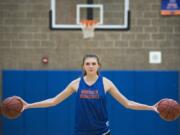 Ridgefield sophomore Alicia Andrew is averaging 12 points, 14 rebounds and five blocks a game. Standing nearly 6-foot-4 and with a 6-foot-8 wingspan, she has quickly become one of the better post players in the 2A Greater St. Helens League.