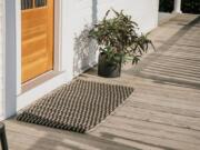 A Rope Co. doormat, handmade in Maine by fifth-generation lobstermen ($65-$129, theropeco.com). Rope Co.