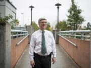 Retired Clark County Treasurer Doug Lasher is pictured at the Public Service Center in Vancouver.