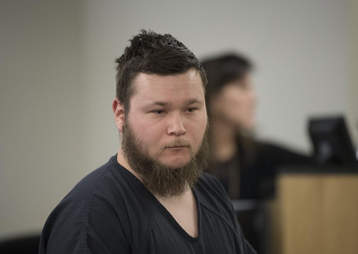 Tyler A. Campbell appeared Monday in Clark County Superior Court to face a vehicular assault allegation stemming from a Saturday crash in the eastern side of the county that injured six people.