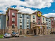 This is the My Place Hotel in Marquette, Mich. Most of the franchise’s hotels have designs similar to this one.