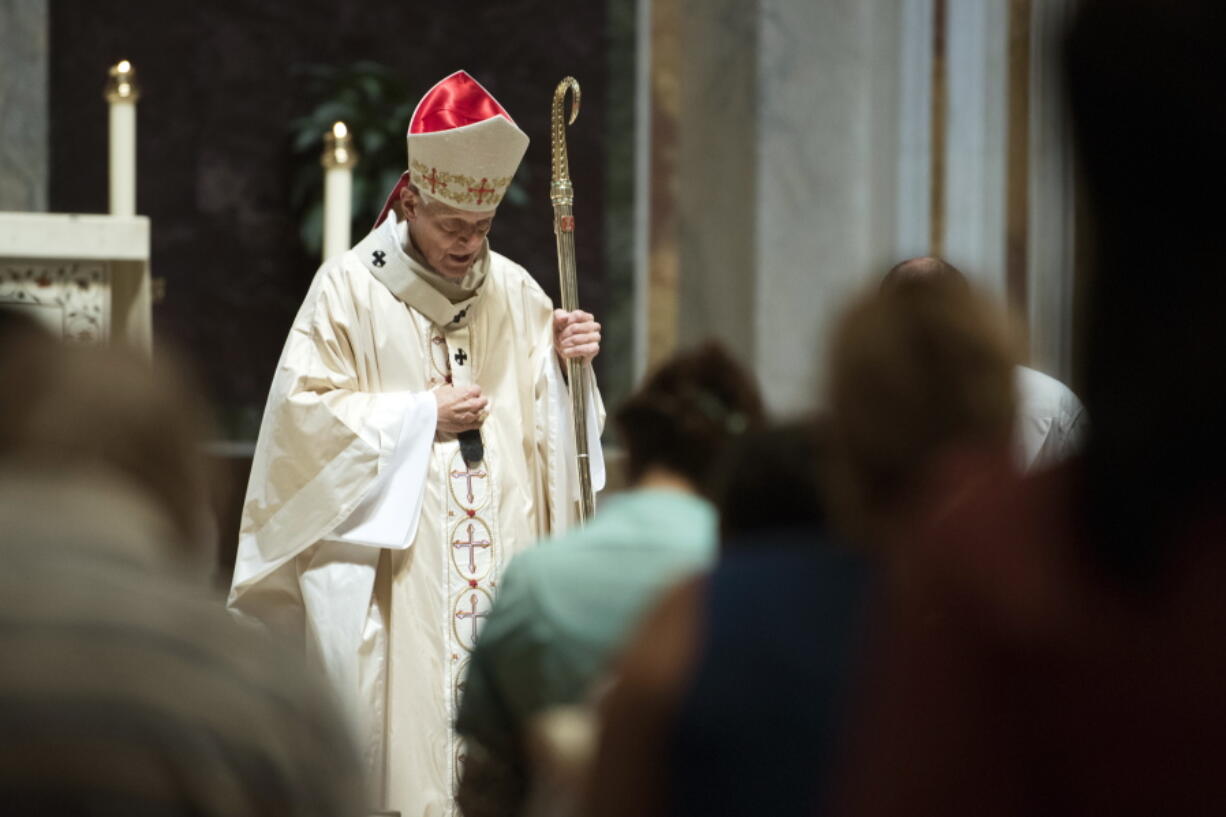 Cardinal Donald Wuerl, Archbishop of Washington, conducts Mass at St. Mathews Cathedral in Washington. Over the past four months, Roman Catholic dioceses across the U.S. have released the names of more than 1,000 priests and others accused of sexually abusing children in an unprecedented public reckoning spurred at least in part by a shocking grand jury investigation in Pennsylvania, an Associated Press review has found.