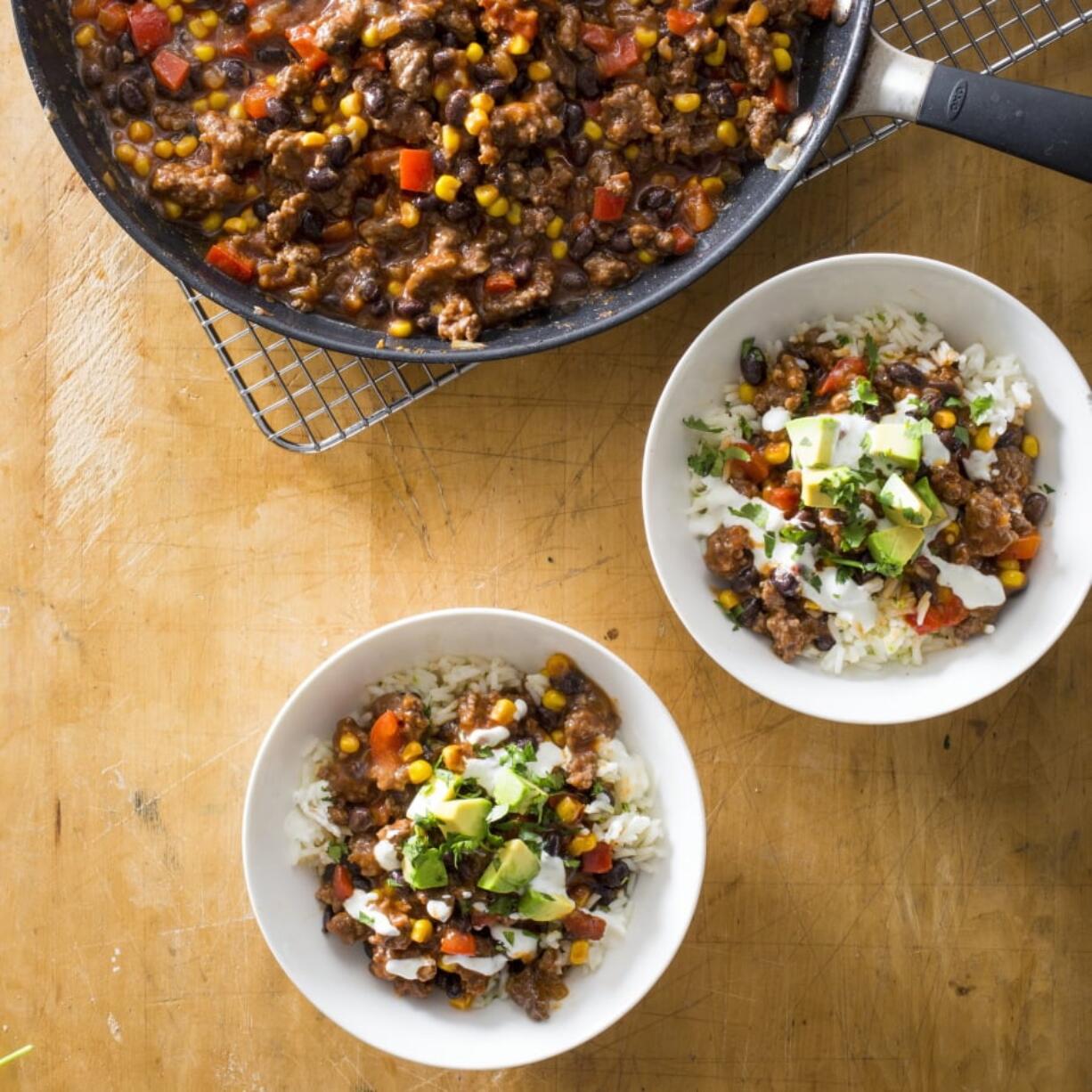 Chipotle Beef Chili Bowls Carl Tremblay/America’s Test Kitchen