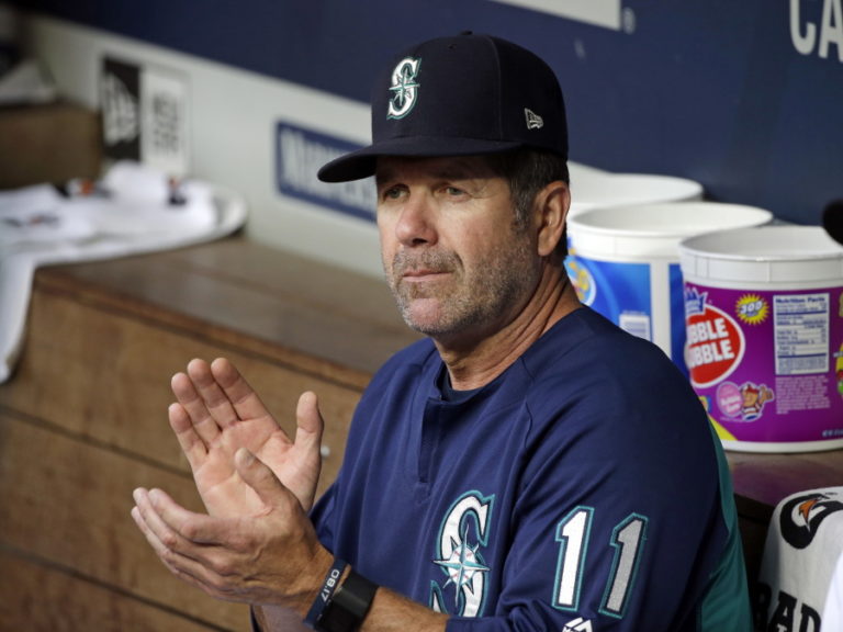 Seattle Mariners hitting coach and former designated hitter Edgar Martinez.