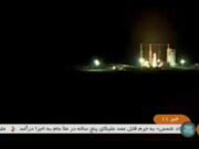 In this frame grab from Iranian state TV, a video, a rocket carrying a Payam satellite is launched at Imam Khomeini Space Center, a facility under the control of the country’s Defense Ministry, in Semnan province, Iran, Tuesday, Jan. 15, 2019. According to Telecommunications Minister Mohammad Javad Azari Jahromi, the rocket failed to reach the “necessary speed” in the third stage of its launch.