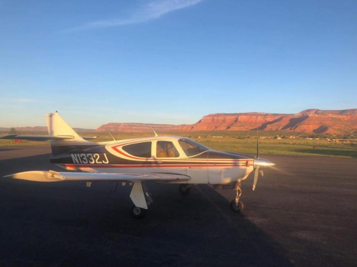 The plane authorities found crashed on Mount Hood is pictured in this undated photo.