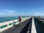 Biking in the Florida Keys is especially fun on stretches where you don’t have to worry about riding next to traffic.