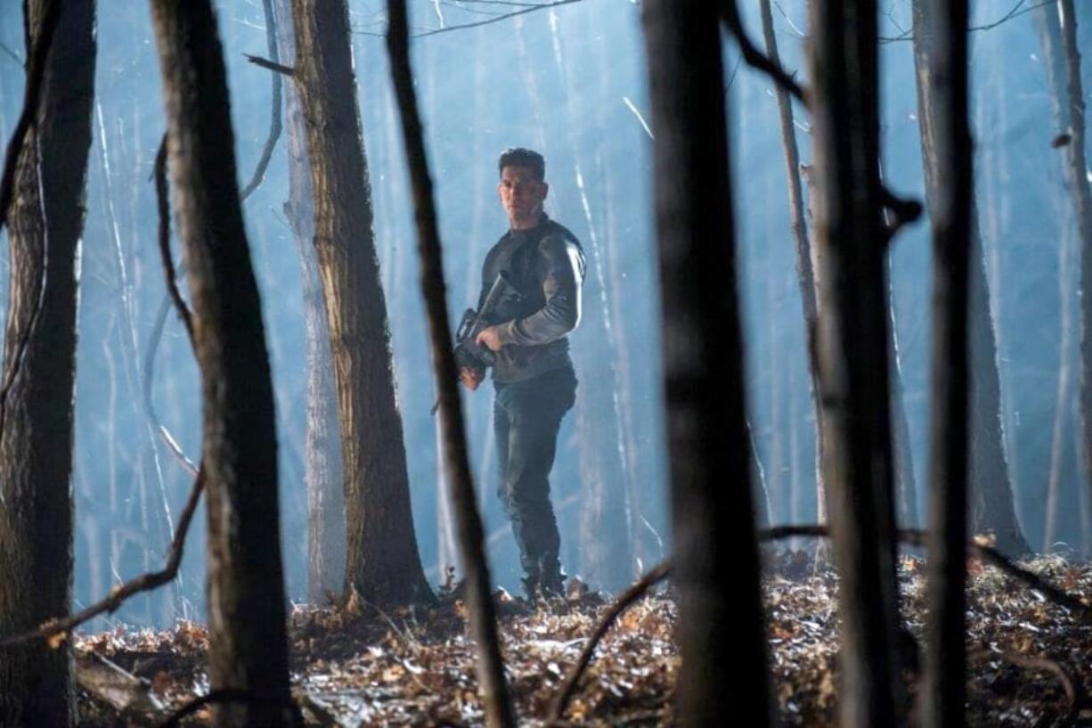 Frank Castle (Jon Bernthal) is once again on the run in the second season of “The Punisher” on Netflix. The series was canceled Monday.