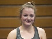 Columbia River sophomore Grace Gordon is pictured at Naydenov Gymnastics in Vancouver on Nov. 20, 2018.