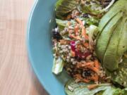 The Garden Salad with Quinoa is seen here at Laughing Planet on Tuesday afternoon, Feb. 5, 2019.