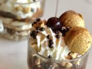 Baci di Dama (lady’s kisses) sundae at Rally Pizza.