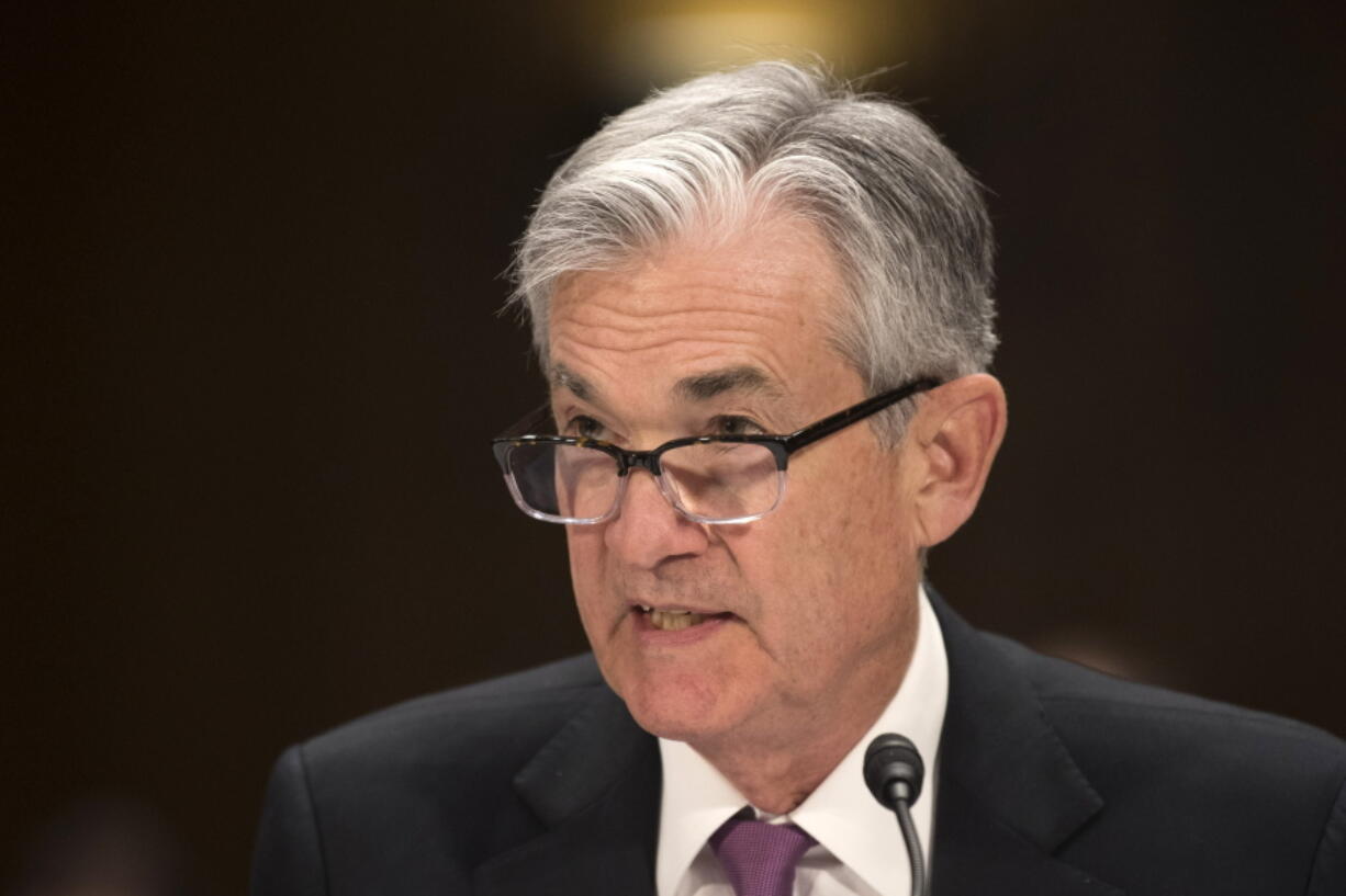 Federal Reserve Chairman Jerome Powell testifies before the Senate Banking, Housing and Urban Affairs Committee on monetary policy on Tuesday, Feb. 26, 2019 on Capitol Hill in Washington.