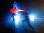 Competitors battle during a national lightsaber tournament in Beaumont-sur-Oise, north of Paris. The fencing federation has officially recognized this as a competitive sport.