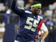 Seattle Seahawks defensive end Frank Clark.