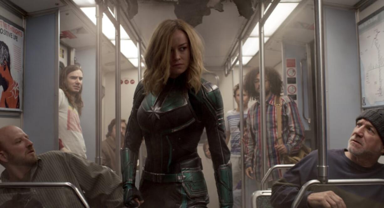 Brie Larson in “Captain Marvel.” Chuck Zlotnick/Film Frame/Marvel Studios/Walt Disney Studios Motion Pictures