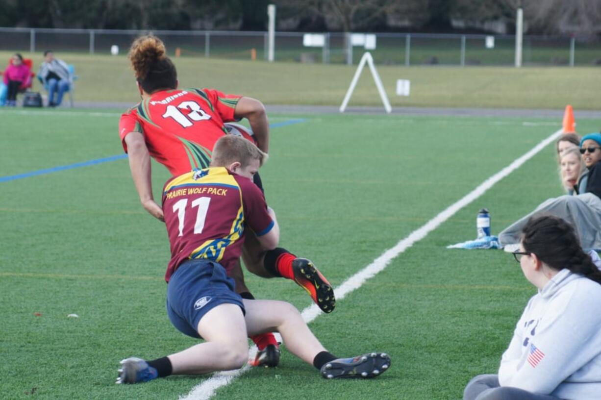 The Prairie boys varsity rugby team opened its schedule with a 34-0 win over Oregon state champion Reynolds at Camas on Saturday.