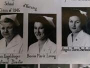 Bernice Lorang graduated from nursing school in 1945.