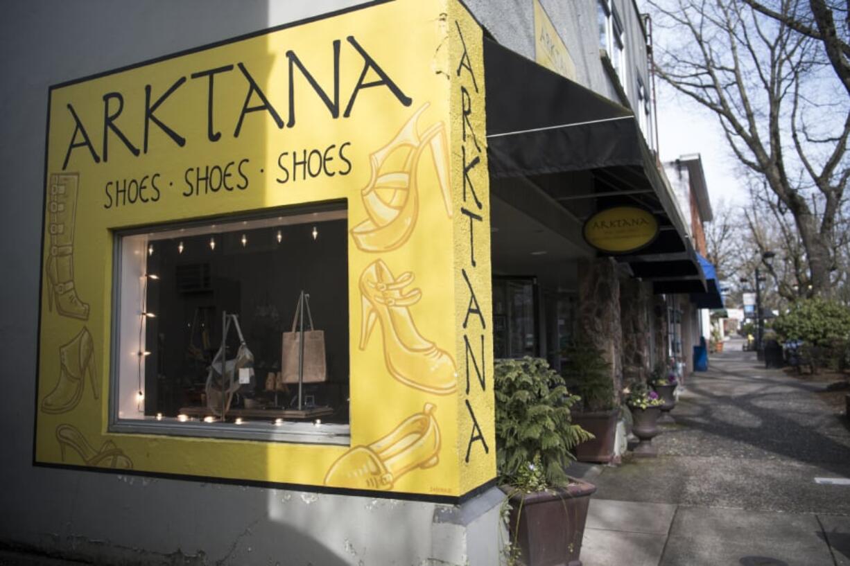 Arktana, a shoe and clothing store in downtown Camas.