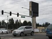 The former Fred Meyer sign at Fourth Plain and Grand boulevards has towered over Vancouver’s Maplewood neighborhood for more than 40 years, even though the store closed years ago. The sign may be refurbished to advertise a future Starbucks Coffee. “There had to be a better way to make it look in the interim,” said Audrey Miller of Vancouver, who asked why the sign remains.