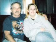 Brandy Jennings and her father in a photo from 2005, four years before his death in 2009. Jennings’ desire to find out more about her father prompted her to submit a DNA sample to a public database, which in turn led police to arrest a distant relative for a December 1979 killing in Cedar Rapids, Iowa.