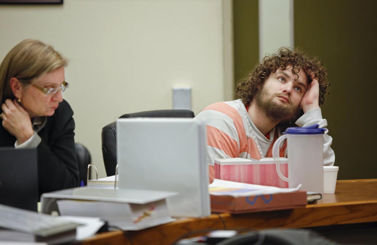 Daniel Butts appears in court in 2011  in St. Helens, Ore.