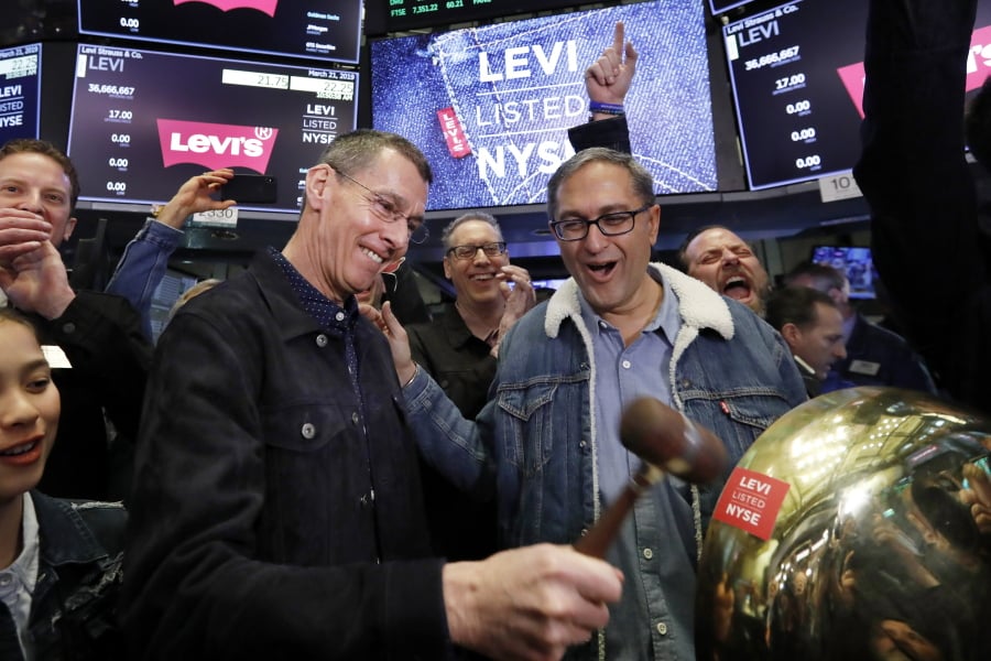 Levi stock sales ipo date