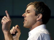 Democratic presidential candidate Beto O’Rourke speaks at an event at The Hub Robison Center on the Penn State campus in State College, Pa., Tuesday, March 19, 2019. (AP Photo/Gene J.