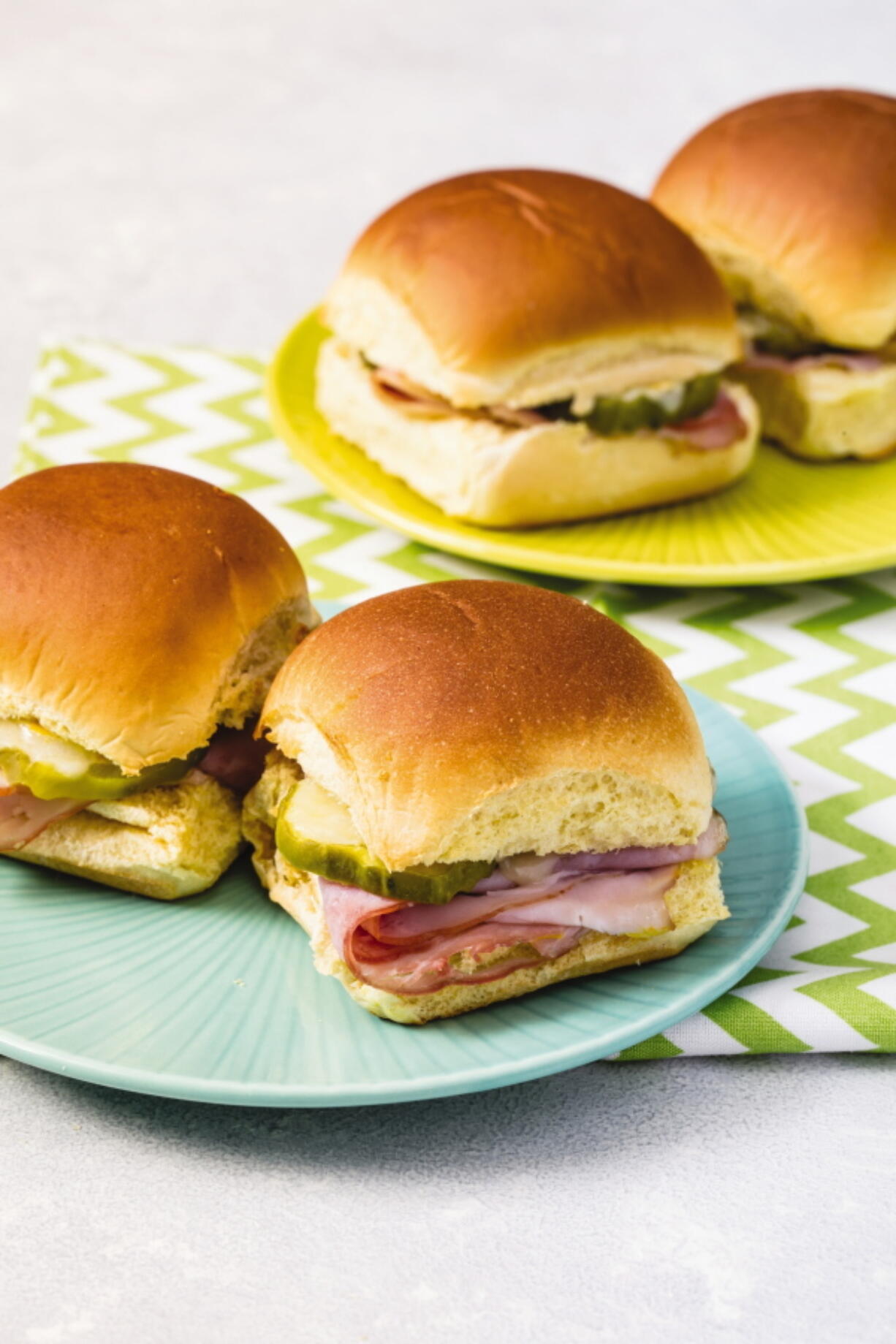 Ham and Cheese Sliders (Steve Klise/America’s Test Kitchen via AP)