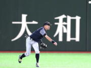 Seattle Mariners’ Ichiro Suzuki warms up during his team’s practice at Tokyo Dome in Tokyo Saturday, March 16, 2019. The Mariners will play in a two-baseball game series against the Oakland Athletics to open the Major League season on March 20-21.