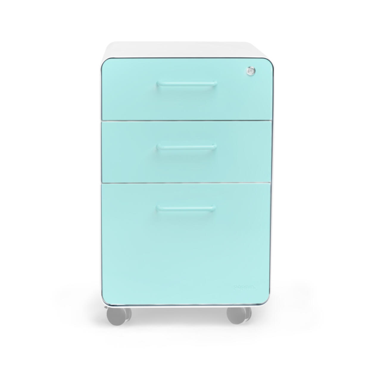 Poppin’s 3-Drawer File Cabinet comes in 11 colors ($249, poppin.com).