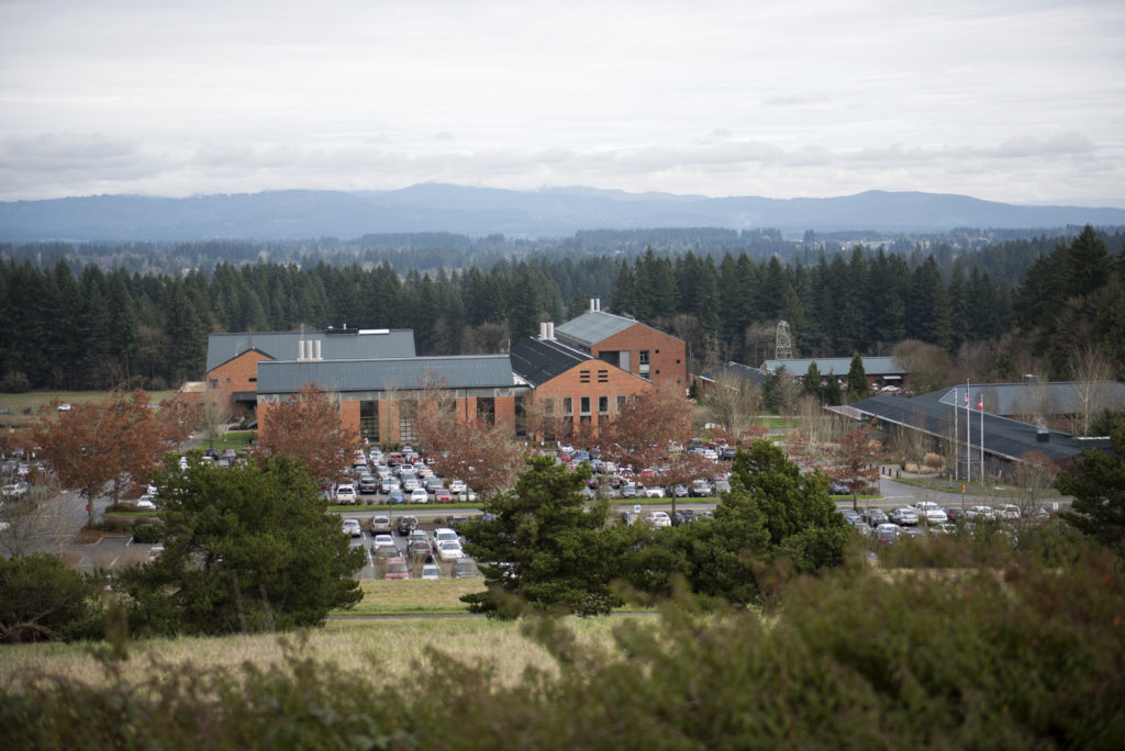 Washington State University Vancouver is seen in February 2018.