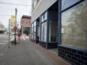 The future site of the SuLei Cellars tasting room is shown at 613 Main Street on Monday morning, April 1, 2019. SuLei Cellars is a vineyard in Walla Walla and they’re going to open their first satellite tasting room here in downtown Vancouver.